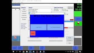 Cash Register Express CRE How To Export Report To Excel [upl. by Hemetaf]