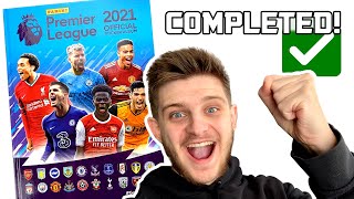 COMPLETED  PANINI PREMIER LEAGUE 2021 STICKER COLLECTION album showcase [upl. by Remo]