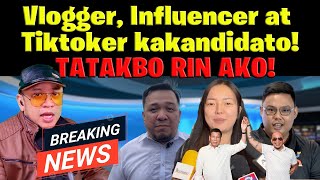 VLOGGER INFLUENCER at TIKTOKER kakandidato TATAKBO NA RIN AKO [upl. by Jori]