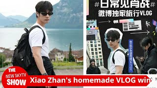 Xiao Zhan’s selfmade VLOG swept the world and topped the highlight list creating a superstar storm [upl. by Lashondra]