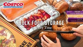 コストコ初心者のための25個の小分けと冷凍保存の方法／Costco bulk food storage idea [upl. by Sanson]