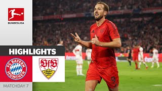 Kane Kane Kane  FC Bayern München  VfB Stuttgart 40  Highlights  MD 7 – Bundesliga 202425 [upl. by Aldridge]