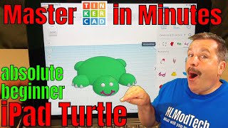 A Tinkercad Turtle for Absolute Beginners Ipad Tutorial [upl. by Anirehs]