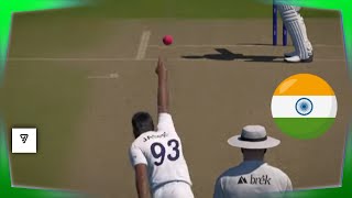 Bumrahs Incredible Inswinger Challenges Babar In Indiapakistan Daynight Test [upl. by Luanne733]