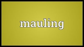 Mauling Meaning [upl. by Elli]