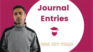 Journal Entries in Nepali  BBS 1st year  Accountancy [upl. by Cookie91]