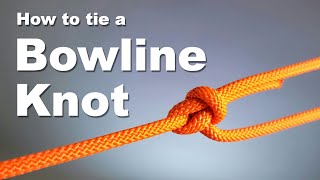 Knots  How to tie a Bowline Knot [upl. by Ellessig]