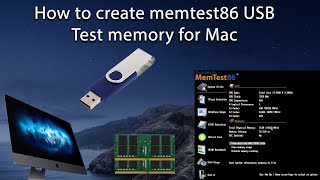 How to create Memtest86 USB for Mac  How to Test iMac Memory [upl. by Gen666]