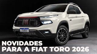 FIAT TORO 2026 TERÁ EVOLUÇÃO IMPORTANTE NAS VERSÕES DIESEL [upl. by Eeresed920]