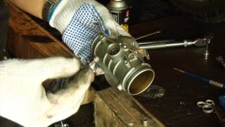 Throttle body rebuild on BMW R1100 and R1150 with Cata Dan kit [upl. by Niwled]