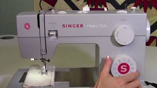 SINGER® Heavy Duty 4423 Sewing Machine  Stitches [upl. by Anilram]