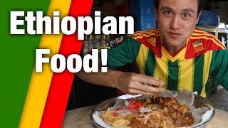 Irresistible Ethiopian Food  Tasty Meat Platter in Addis Ababa Ethiopia [upl. by Adriaens]