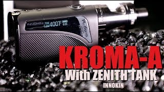 KROMAA with ZENITH Tank by INNOKIN Phil Busardo amp Dimitris Agrafiotis Design Vape Kit Review [upl. by Samale563]