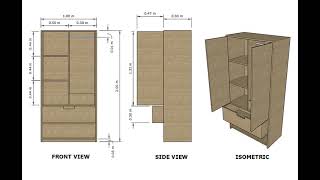 Design 1 Wardrobe Cabinet simple design [upl. by Jefferey288]