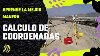 NUNCA FUE TAN FACIL CALCULO DE COORDENADAS MANUAL  TOPOGRAFÍA FÁCIL [upl. by Nauh]