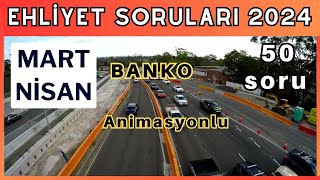 EHLİYET SINAV SORULARI 2024 MART NİSAN 2024 EHLİYET SINAV SORULARI [upl. by Assena204]