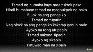 Tamad  DnP ft Sir Rex Kantatero Lyrics [upl. by Codie]