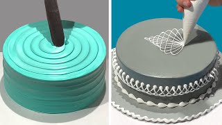 Stunning Cake Decorating Technique Like a Pro  Most Satisfying Chocolate Cake Decorating Ideas [upl. by Arymas]