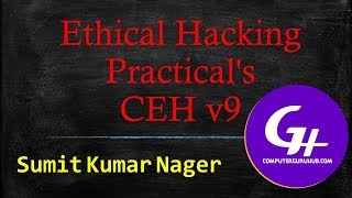 CEH v9 lab  Ethical Hacking Practical 1 Footprinting and Reconnaissance  Computer Guru Hub [upl. by Varian]