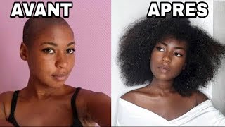 Comment jai fait pousser mes cheveux après avoir rasé ma tête [upl. by Marmion]