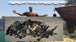 Grand Theft Auto 5 — Immersive Pickups 20 Demonstration [upl. by Esmerolda]