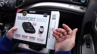 Escort 8500 x50 Unboxing  Visor Mount amp Hardwired Radar Detector [upl. by Oiramel770]