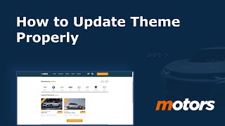 How to Update Motors WordPress Theme [upl. by Ylsew]