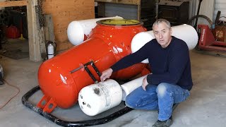 Mounting Ballast Tanks To Homemade Submarine  Isolation Project [upl. by Arraic]