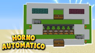 ✅ COMO Hacer HORNOS AUTOMÁTICOS 100 Más FÁCILES y SIMPLES  Tutorial Minecraft 116  117 [upl. by Etnoved558]