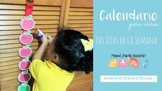 Calendario Los Días de la Semana [upl. by Guthrey]