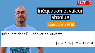 Inéquation et valeurs absolues  Comment faire [upl. by Uni]