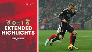 Extended Highlights  SC Braga 01 SL Benfica [upl. by Ahsiuqal]