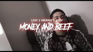 Loski x Unknown T x AM  Money amp Beef Remix Music Video HarlemSpartans Homerton 410 [upl. by Itram]