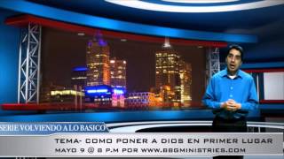 Video PromoCOMO PONER A DIOS EN PRIMER LUGAR [upl. by Eniluap]