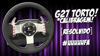 Volante Logitech G27 Torto  Ajuste de Calibragem  RESOLVIDO [upl. by Navlys197]