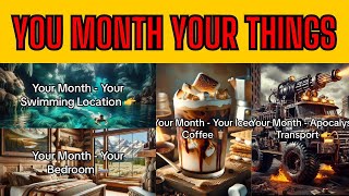 your month your things Part 1 your month your compilationpick your birthday month  Twilight Trend [upl. by Euqinamod]