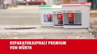 Reparaturasphalt Premium von Würth Österreich [upl. by Einnim]