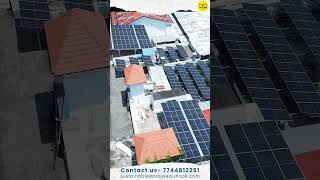 600 KW Solar Power System at the Poona Club  Aerial View [upl. by Hadihahs]