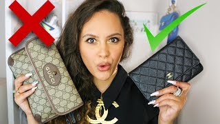 5 BEST amp WORST INVESTMENT BAGS 2019  GUCCI MARMONT BIRKIN amp MORE [upl. by Anitsyrc]