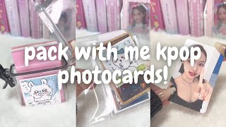 ✨👛 packing kpop photocards  53 asmr tiktok compilation  minsbymon [upl. by Ajdan]