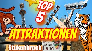 TOP 5 ATTRAKTIONEN Freizeitpark Safariland Stukenbrock [upl. by Yentruoc914]