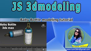 Baby Bottle modeling tutorial [upl. by Sudoeht]