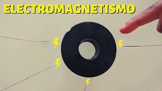 Experimentos sobre electromagnetismo con agujas imanes fósforos y tomates👩‍🔬 [upl. by Gildas65]