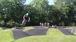 Pump Track Wales Rhayader Wales  CampK Contractors [upl. by Kurtz]