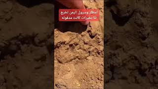 Mineral resources emerge from the ground with severe floods like gold اكسبلورgold دولار [upl. by Nabi]