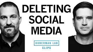 How to Successfully Delete Social Media  Dr Cal Newport amp Dr Andrew Huberman [upl. by Annayrb527]