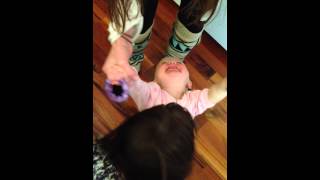 Laughing Baby Gets Tickled 10MonthsOld [upl. by Ylahtan]