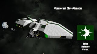 Coromorant Class Gunstar quotShowcasequot Space Engineers No Audio Commentary [upl. by Valera]