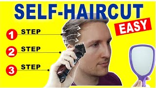 HOW TO CUT YOUR OWN HAIR  Quick and Easy Home Self Haircut Tutorial [upl. by Cloris]