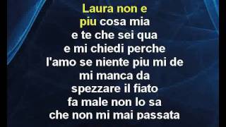 Laura non ce  Nek Karaoke tip [upl. by Harret]